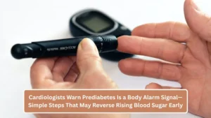 Cardiologists Warn Prediabetes Is a Body Alarm Signal—Simple Steps That May Reverse Rising Blood Sugar Early