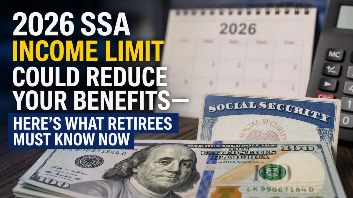2026 SSA Income Limit Could Reduce Your Benefits—Here’s What Retirees Must Know Now