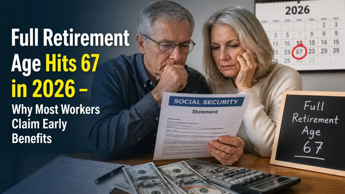 Full Retirement Age Hits 67 in 2026 – Why Most Workers Claim Early Benefits