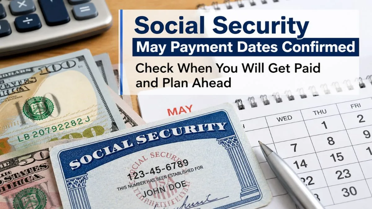 Social Security May Payment Dates Confirmed – Check When You Will Get Paid and Plan Ahead
