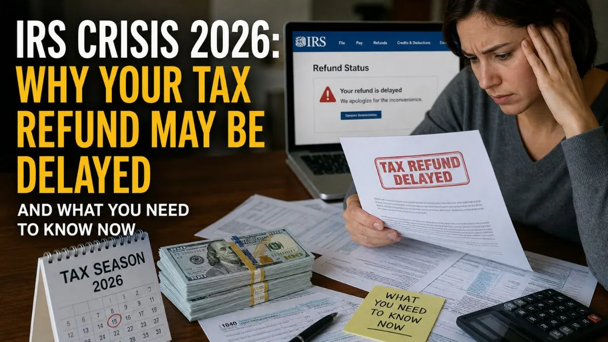 IRS Crisis 2026: Why Your Tax Refund May Be Delayed and What You Need to Know Now