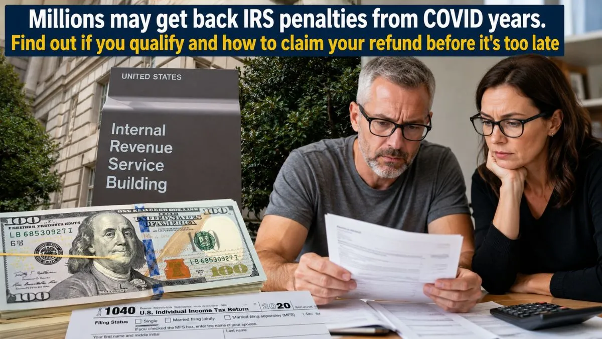 Millions may get back IRS penalties from COVID years. Find out if you qualify and how to claim your refund before it's too late