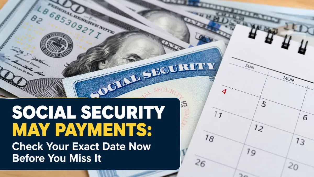 Social Security May Payments: Check Your Exact Date Now Before You Miss It