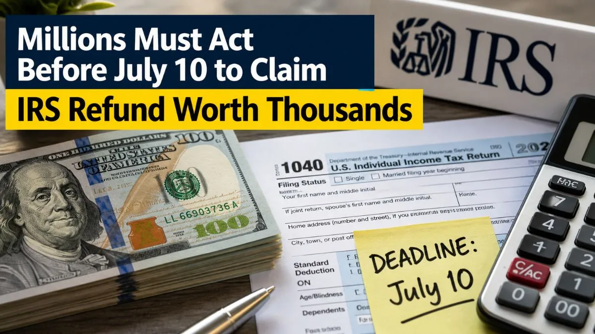 Millions Must Act Before July 10 to Claim IRS Refund Worth Thousands